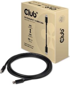 CABLE MINI DP TO MINI DP 2M/M/M CAC-1164 CLUB3D  Кабель HDMI