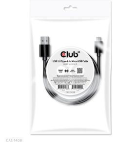 CABLE USB TO MICRO USB 1M/M/M CAC-1408 CLUB3D Дата USB-кабели