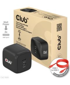 MOBILE CHARGER WALL USB-C DUAL/45W CAC-1909EU CLUB3D