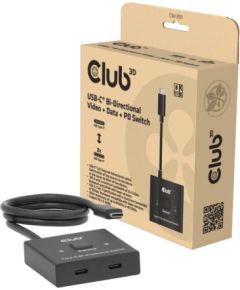 VIDEO SWITCH USB-C 2PORT/CSV-2511 CLUB3D
