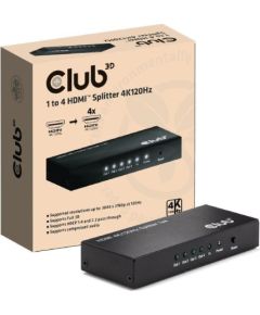 I/O VIDEO SPLITTER HDMI 4PORT/4K 120HZ CSV-1385 CLUB3D