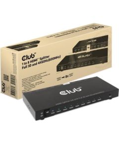 I/O VIDEO SPLITTER HDMI 8PORT/3D 4K 60HZ CSV-1383 CLUB3D