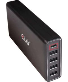 MOBILE CHARGER WALL 5P + CABLE/USB 111W CAC-1903EU CLUB3D