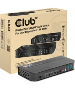 VIDEO SWITCH KVM DP/HDMI/CSV-7210 CLUB3D