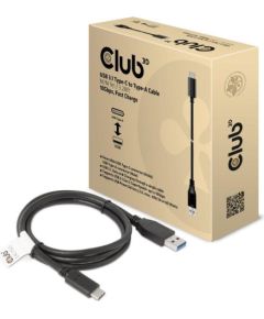 CABLE USB-C TO USB3.1 1M/M/M CAC-1523 CLUB3D Дата USB-кабели