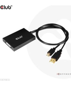 I/O ADAPTER MINI DP TO DVI/ACTIVE CAC-1130-A CLUB3D