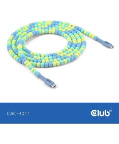 CABLE USB-C TO USB-C/BLUE CAC-3011 CLUB3D Дата USB-кабели