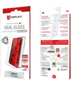 Apple iPhone 16 Pro Real Screen Glass + Case By Displex Transparent