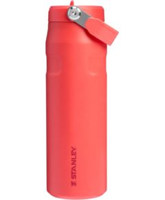 Stanley Termopudele ar salmiņu The IceFlow Bottle Flip Straw 2.0 0,7L koraļu sarkanoranža Pudeles