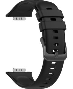 Fixed Silicone Strap for Huawei Watch Fit 2/Fit 2 Classic Black Smart pūlksteņu aksesuāri