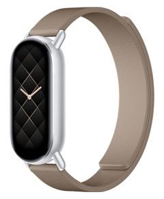 Xiaomi Magnetic Strap 140–190mm Khaki Brown Kona Leather Smart pūlksteņu aksesuāri