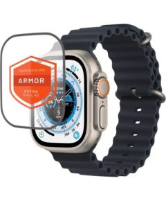 Fixed Armor Tempered Glass for Apple Watch Ultra 49mm/Ultra 2 49mm Black Smart pūlksteņu aksesuāri