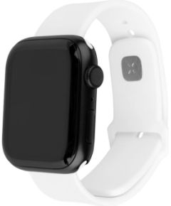 Fixed Sporty Strap Set for Apple Watch Ultra 49mm 180-250 mm White Silicone Smart pūlksteņu aksesuāri