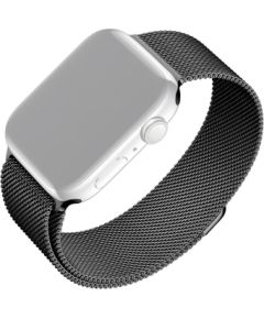 Fixed Mesh Strap for Apple Watch 38/40/41mm Black Smart pūlksteņu aksesuāri