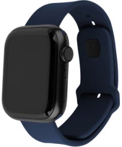 Fixed Sporty Strap Set for Apple Watch 38/40/41 mm 160-225 mm Blue Silicone Smart pūlksteņu aksesuāri