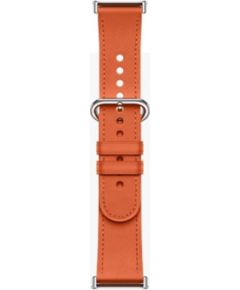 Xiaomi Leather Quick Release Strap Coral orange Stainless steel/Calf leather Fits wrists 135-205 mm Smart pūlksteņu aksesuāri