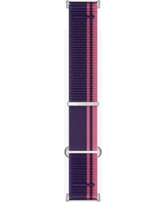 Xiaomi Braided Quick Release Strap Rose purple Stainless Steel/Nylon Fits wrists 140-200 mm Smart pūlksteņu aksesuāri