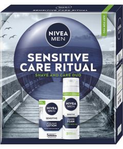 Nivea Men Box Lotion Sensitive Set - Dárková sada Smaržas - NESAKĀRTOTS