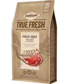 CARNILOVE True Fresh Dog Adult Beef with peas and pumpkin - dry dog food - 1,4kg Suņu barība