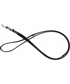 Trixie Smycz regulowana sk�rzana dla psa, czarny/czarny, XS-S, 12mm/200cm Citas preces