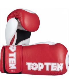 TOP TEN STAR-XLP boksa cimdi, 10 unces, sarkani - niebieski Боксерская экипировка