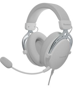 Genesis Gaming Headset Toron 531 Wired Over-Ear Microphone White Austiņas