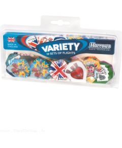 Spārniņu komplekts HARROWS  VARIETY FLIGHTS Šautriņas un aksesuāri