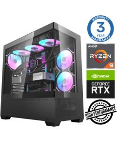 INTOP Ryzen 9 5900X 16GB 1TB SSD M.2 NVME+2TB RTX5070 12GB no-OS Personālie datori