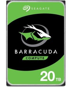 Seagate Barracuda 20TB internal hard drive 7200 RPM 512 MB 3.5" Serial ATA