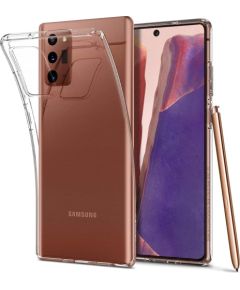 Fusion Ultra Back Case 2 mm Izturīgs Silikona Aizsargapvalks Priekš Samsung N986 Galaxy Note 20 Ultra Caurspīdīgs