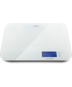 Caso Designer kitchen scales LX 20 03294 Maximum weight (capacity) 20 kg Graduation 5 g White Svari (virtuves)