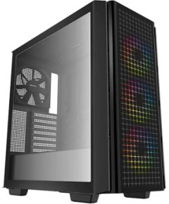 Deepcool MID TOWER CASE CG540 Side window Black Mid-Tower Power supply included No ATX PS2