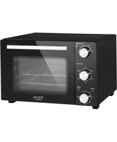 Adler Electric Oven AD 6024 22 L 1300 W Black Mini cepeškrāsnis un virsmas