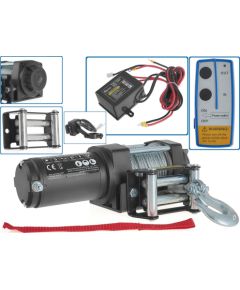 Elektriskā vinča 12V 3500LB, G81704 GEKO