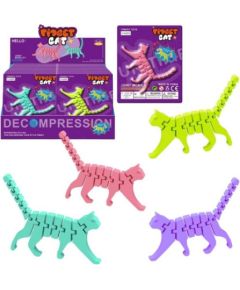Trifox Antistresa rotaļlieta Kaķis kustīgs dažādas 15 cm HW24157625 Baby Art