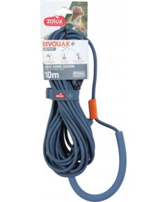 Zolux ZOLUX Smycz okrągła dla psa silikonowa BIVOUAK niebieska 10m Citas preces