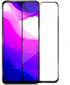Fusion Full Glue 5D Tempered Glass Aizsargstikls Pilnam Ekrānam Xiaomi Mi 10T Lite 5G Melns Ekrānu aizsardzība