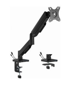 Monitora stiprinājums Gembird 17”-32” Adjustable desk display mounting arm USB TV un monitoru stiprinājumi, kronšteini