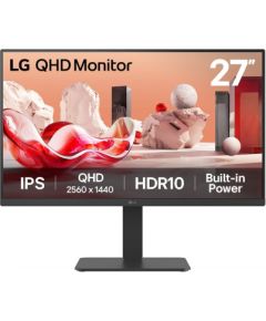 LG 27BA54QB-B 27 " IPS QHD 16:9 75 Hz 5 ms 2560 x 1440 pixels 350 cd/m² HDMI ports quantity 2 Monitori