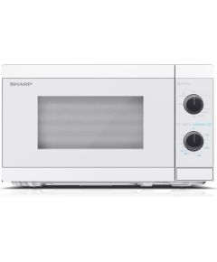 Sharp Microwave Oven with Grill YC-MG01E-C Free standing 800 W Grill White