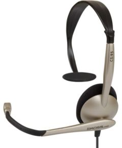 Koss Headphones CS95 Wired On-Ear Microphone Black/Gold Austiņas