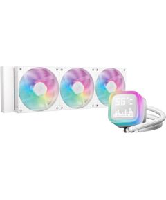 DeepCool LP360 Computer case, Processor All-in-one liquid cooler 12 cm White 1 pc(s) Охлаждение процессора