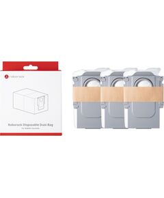 Vacuum Cleaner Accessory ROBOROCK Disposable Dust bag For Qrevo/Qrevo MaxV/S8 MaxV Ultra/Qrevo S/Qrevo Pro/Qrevo Plus/Qrevo Curv/Qrevo Edge/Saros 10R/Saros Z70/Saros 10/Vivian S/Vivian SC/QR 798/Qrevo 5AE/Qrevo Curv 5A1/Qrevo Edge 5V1/QR 798/Qrevo Curv 2  Другие аксессуары