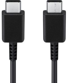 Fusion Type-C uz Type-C Fast Charge Universāls Datu un Uzlādes Kabelis 2m Melns Data USB kabeļi