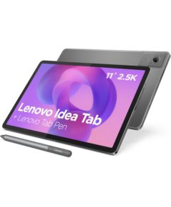 Lenovo Idea Tab (without power adapter) 11 " Luna Grey IPS 2560 x 1600 pixels MediaTek Dimensity 6300 8 GB Soldered LPDDR4x 256 GB Wi-Fi Front camera 5 MP Rear camera 8 MP Bluetooth 5.2 15 or Later Android Warranty 24 month(s) Lenovo Tab Pen Planšetdatori