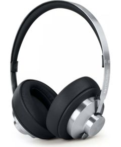 Muse Stereo Headphones M-298 SBL Bluetooth ANC Black/Silver Austiņas