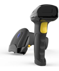 Qoltec 50856 Wireless barcode scanner 1D 2D | 2.4GHz Svītru kodu skeneris Svītrkodu skeneri (barcode scanners)