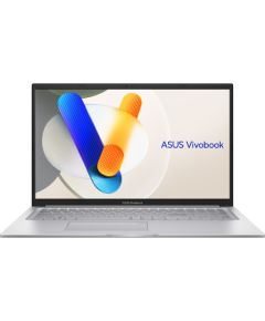ASUS Vivobook 17 X1704VA-AU817W Core 5 120U 17.3"FHD IPS-level Panel 60Hz 250nits AG 16GB DDR4 SSD512 Intel Graphics WLAN+BT Cam720p 50WHrs Win11 Cool Silver Portatīvie datori