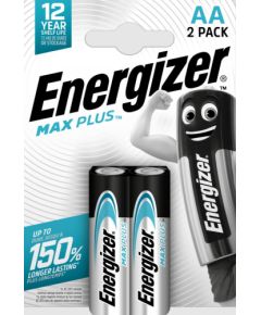 Sārmu baterija LR6 (AA) EP91 1,5V 3000mAh MAX plus Energizer 2 gab. blisteris Baterijas un akumulatori