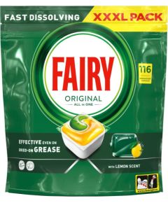 Trauku mazg.kapsulas FAIRY Ain1 Lemon, 116gb Tīrīšanas un Ķīmiskie līdzekļi